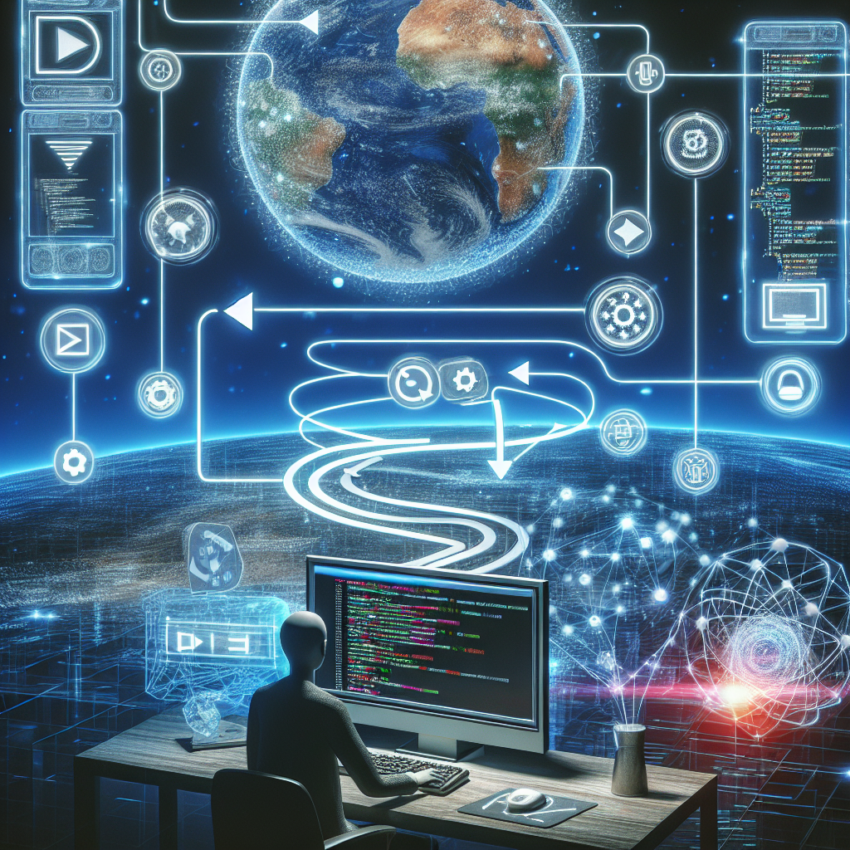 "Illustration of various automated software testing tools and technologies used in software development, highlighting their key features and functionalities for improved quality assurance."